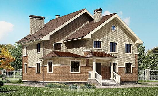 300-004-Л Проект двухэтажного дома, классический загородный дом из газосиликатных блоков Новозыбков | Проекты домов от House Expert
