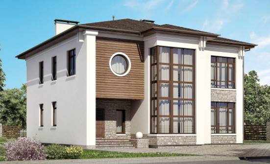 300-005-П Проект двухэтажного дома, классический коттедж из кирпича Унеча | Проекты домов от House Expert