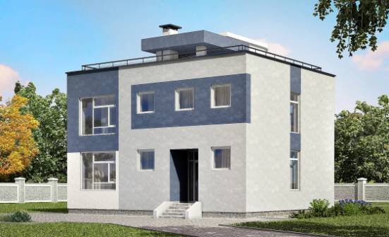 180-005-П Проект двухэтажного дома, красивый домик из пеноблока Новозыбков | Проекты домов от House Expert