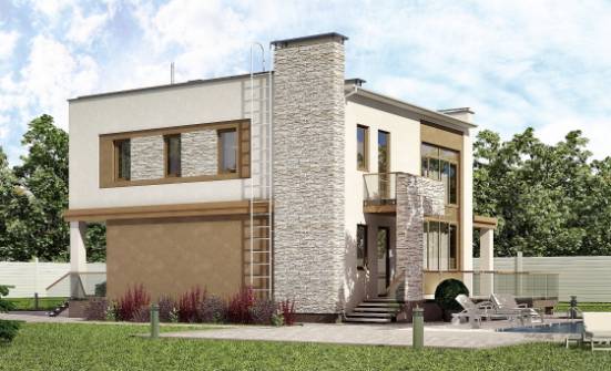 185-001-П Проект двухэтажного дома, уютный домик из керамзитобетонных блоков Стародуб | Проекты домов от House Expert