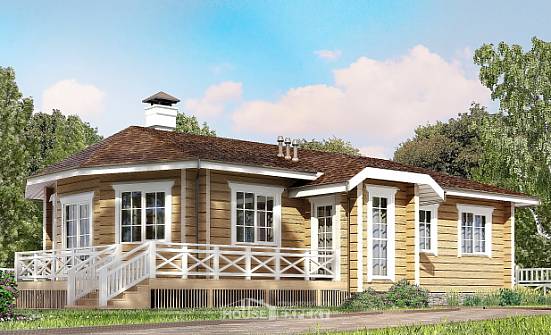 095-001-Л Проект одноэтажного дома, современный загородный дом из дерева Жуковка | Проекты домов от House Expert