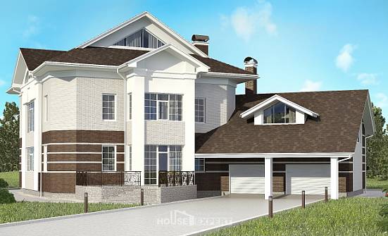 410-001-П Проект двухэтажного дома, гараж, просторный домик из кирпича Клинцы | Проекты домов от House Expert