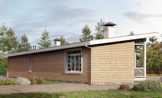 110-004-Л Проект бани из кирпича Унеча | Проекты одноэтажных домов от House Expert