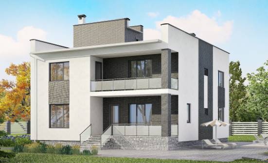 225-001-П Проект двухэтажного дома, классический загородный дом из арболита Стародуб | Проекты домов от House Expert