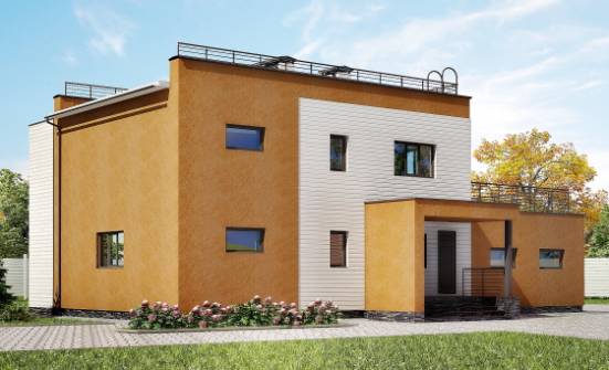 180-012-П Проект двухэтажного дома и гаражом, средний домик из кирпича Клинцы | Проекты домов от House Expert