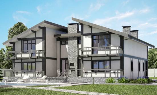 280-002-П Проект двухэтажного дома с мансардным этажом, недорогой дом из кирпича Клинцы | Проекты домов от House Expert