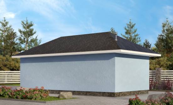 040-001-Л Проект гаража из керамзитобетонных блоков Унеча | Проекты одноэтажных домов от House Expert