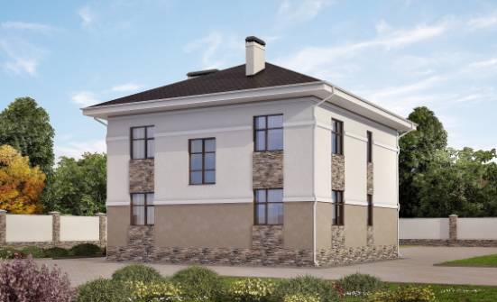 150-014-П Проект двухэтажного дома, недорогой дом из пеноблока Карачев | Проекты домов от House Expert