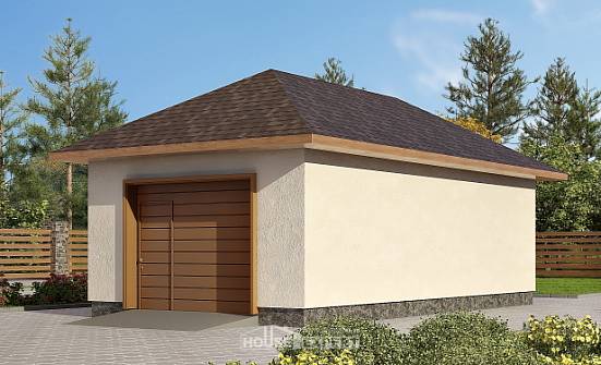 040-001-П Проект гаража из пеноблока Унеча | Проекты домов от House Expert