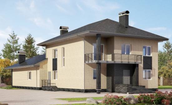 305-003-Л Проект двухэтажного дома, уютный загородный дом из керамзитобетонных блоков Стародуб | Проекты домов от House Expert