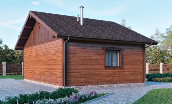 065-001-П Проект бани из пеноблока Новозыбков | Проекты одноэтажных домов от House Expert