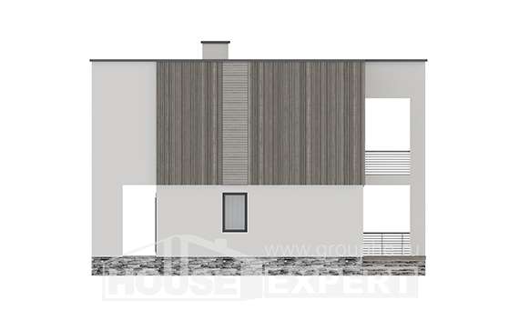150-017-П Проект двухэтажного дома, экономичный коттедж из твинблока, Брянск